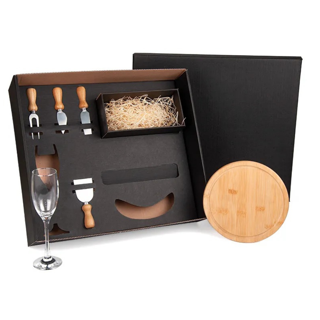 Miniatura de imagem do produto Kit Queijo e Champagne – 6 Pçs – Não Acompanha Garrafa