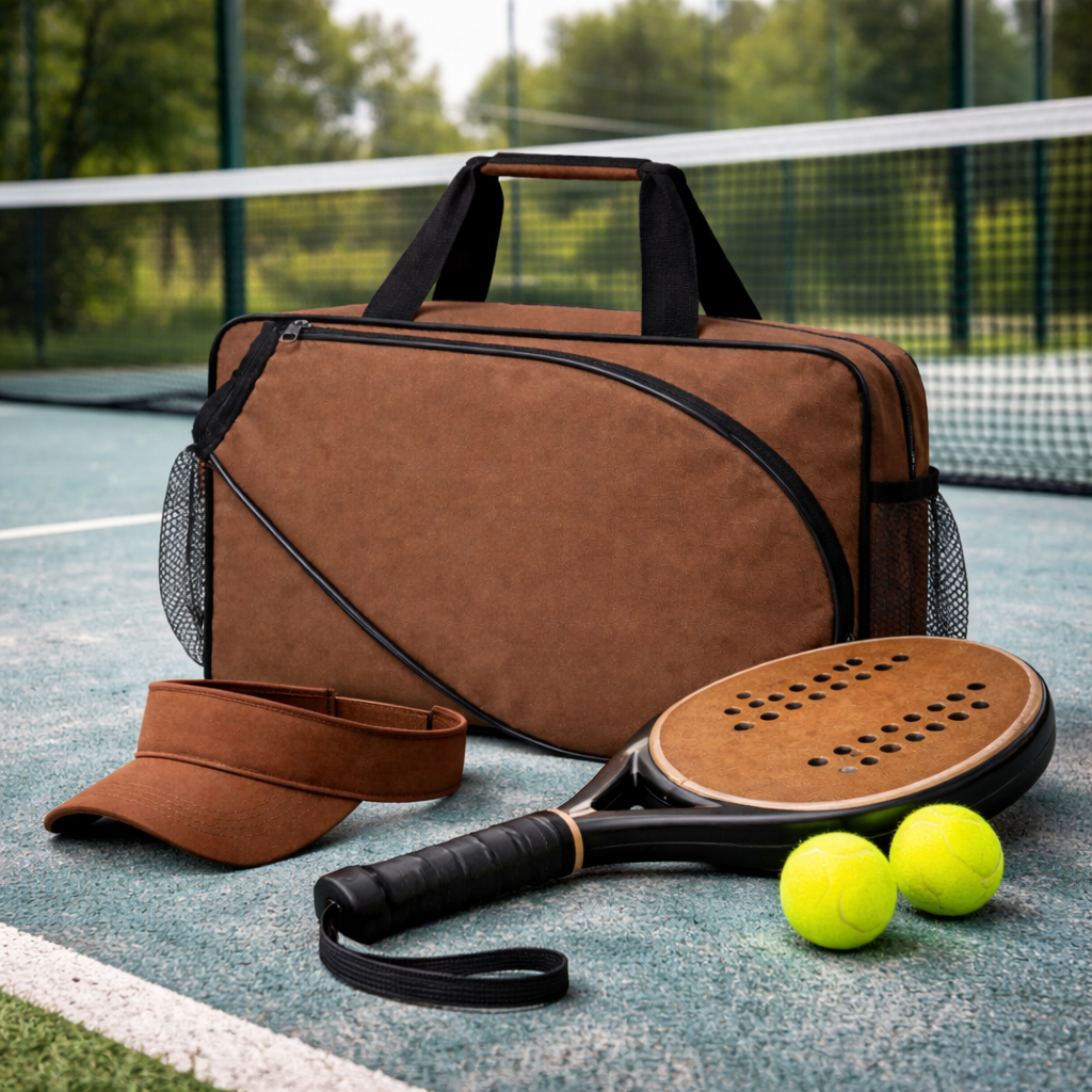 Miniatura de imagem do produto Kit Sweet Beach – Bolsa com raquete e viseira Personalizadas