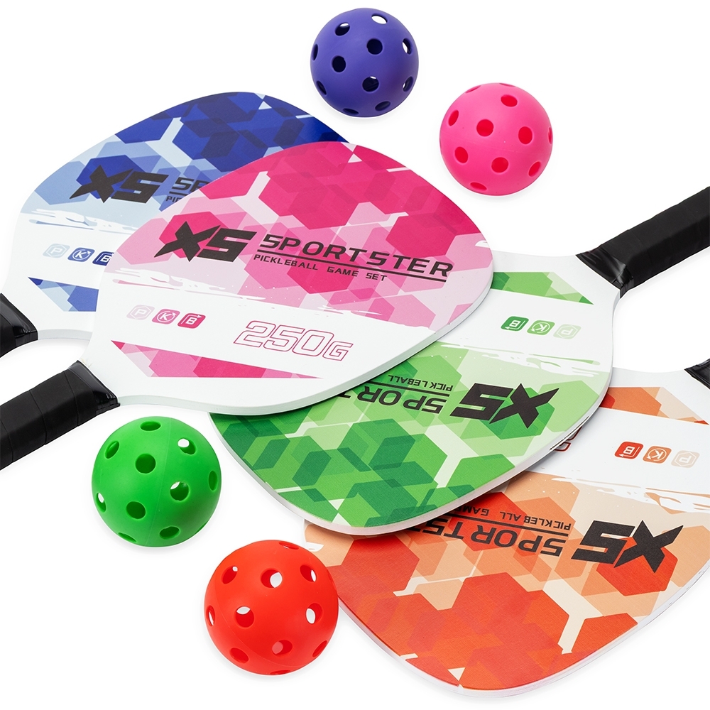 Miniatura de imagem do produto Kit Go Pickleball – Duas Raquetes e Duas Bolas Personalizadas
