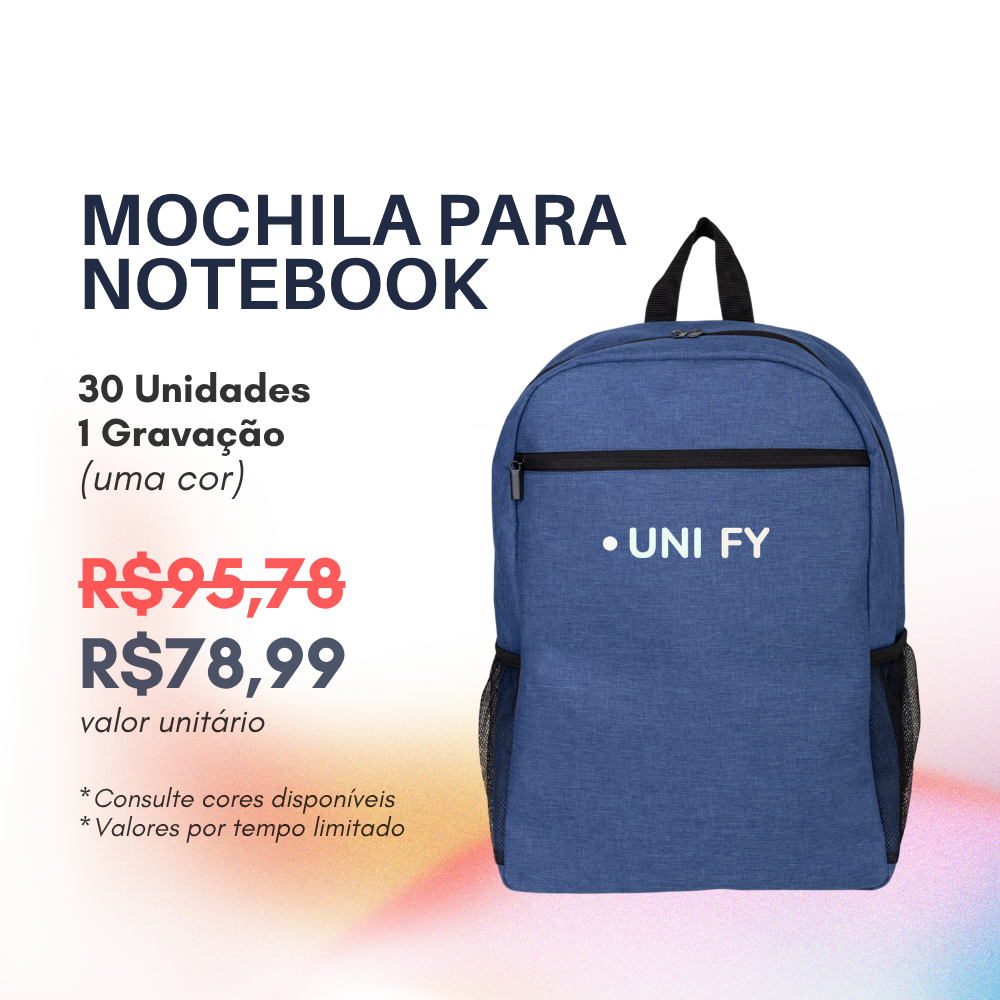 Mochila Personalizada para Notebook 15.6 – Go Brindes Personalizados