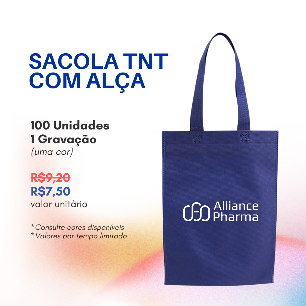 Imagem do produto Sacola TNT com Alça Personalizada – Go Brindes Personalizados