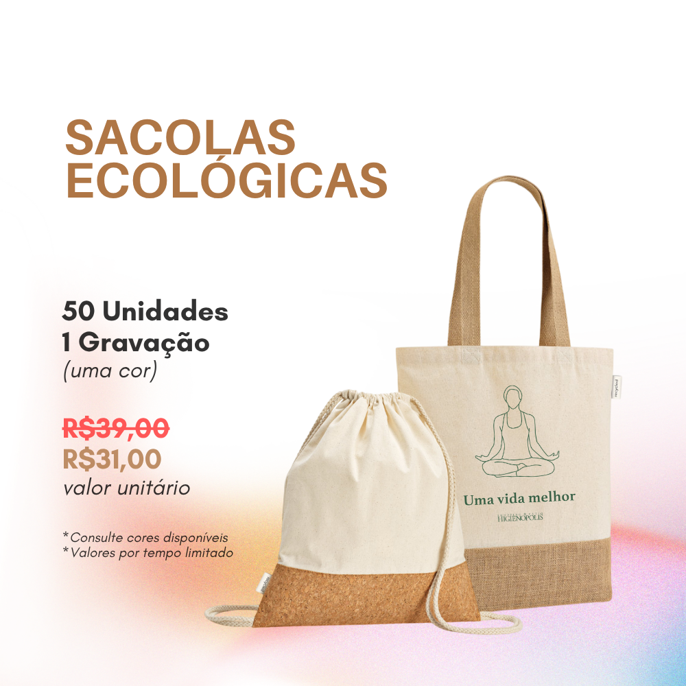 Imagem do produto Sacolas e Sacochilas Ecológicas Personalizadas na Go Brindes