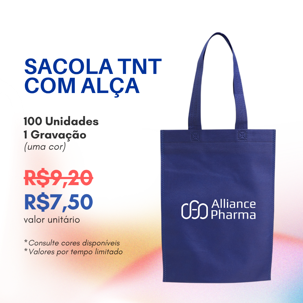 Imagem do produto Sacola TNT com Alça Personalizada – Go Brindes Personalizados