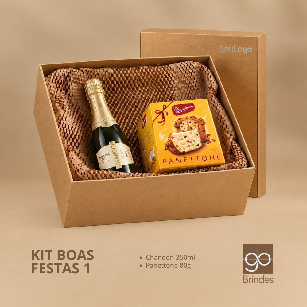 Imagem do produto Kit Boas Festas 1 Corporativo Personalizado | Go Brindes