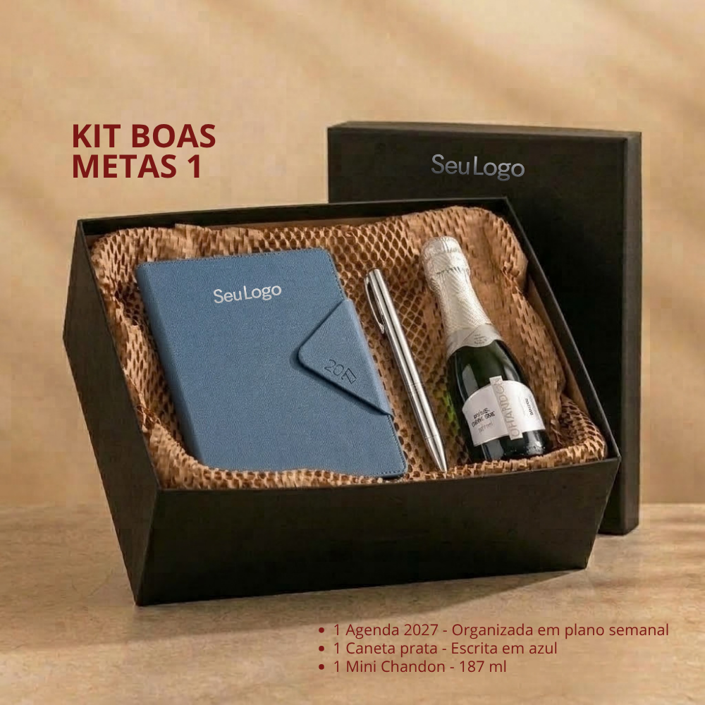 Imagem do produto Kit Boas Metas 1 Corporativo Personalizado | Go Brindes
