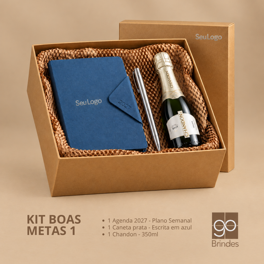 Imagem do produto Kit Boas Metas 1 Corporativo Personalizado | Go Brindes